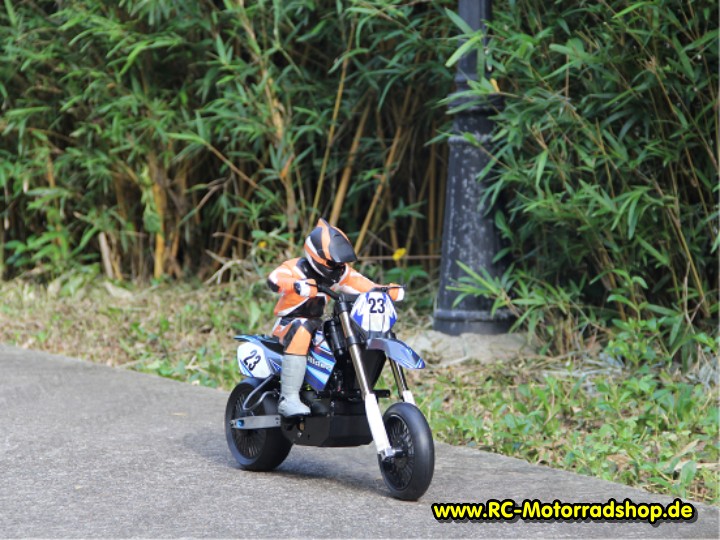 BX4004: X-Rider 1:4 Supermoto-Motorrad BX4004 RTR mit elektr. Gyro BX4004